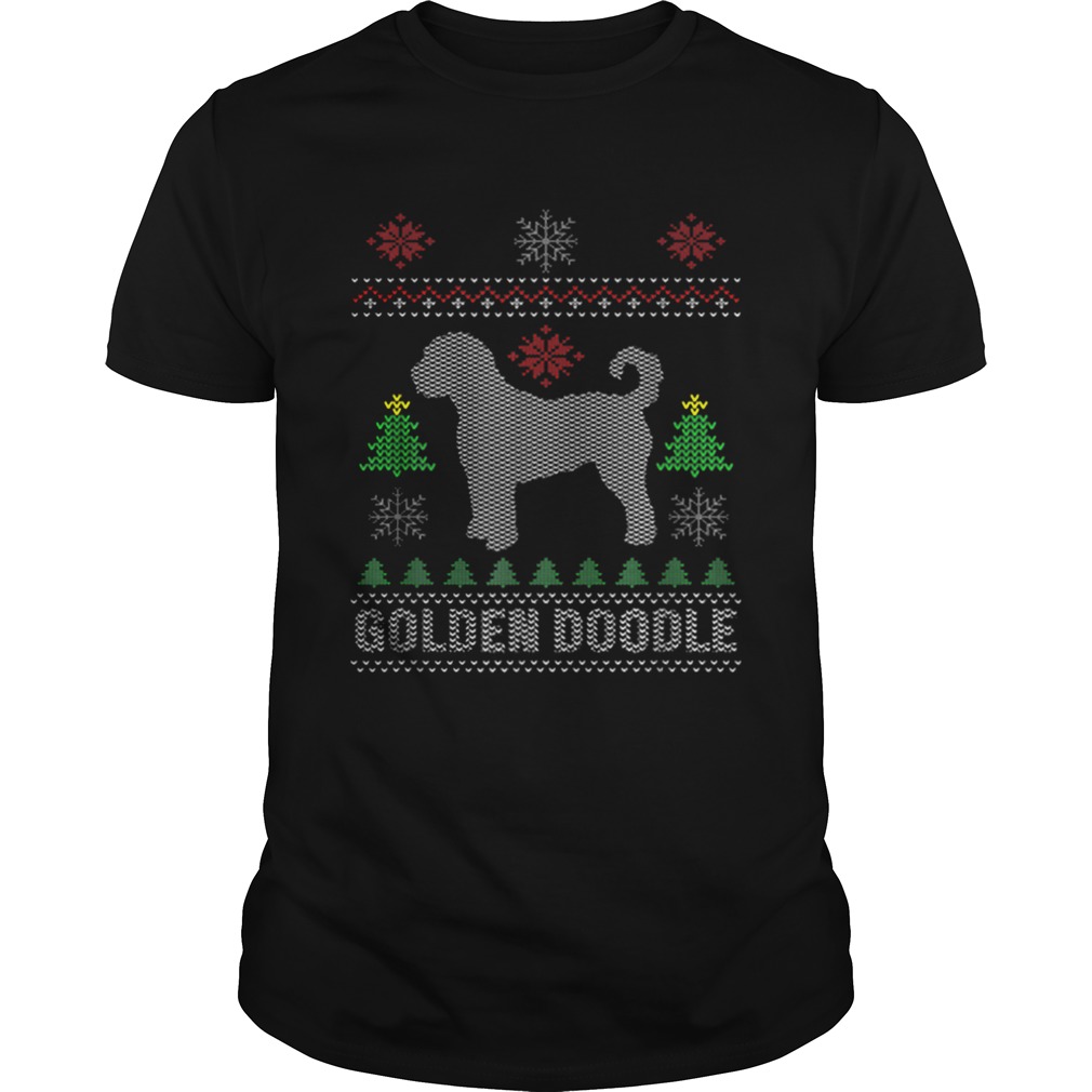 Premium Golden Doodle Dog Funny Ugly Christmas shirt