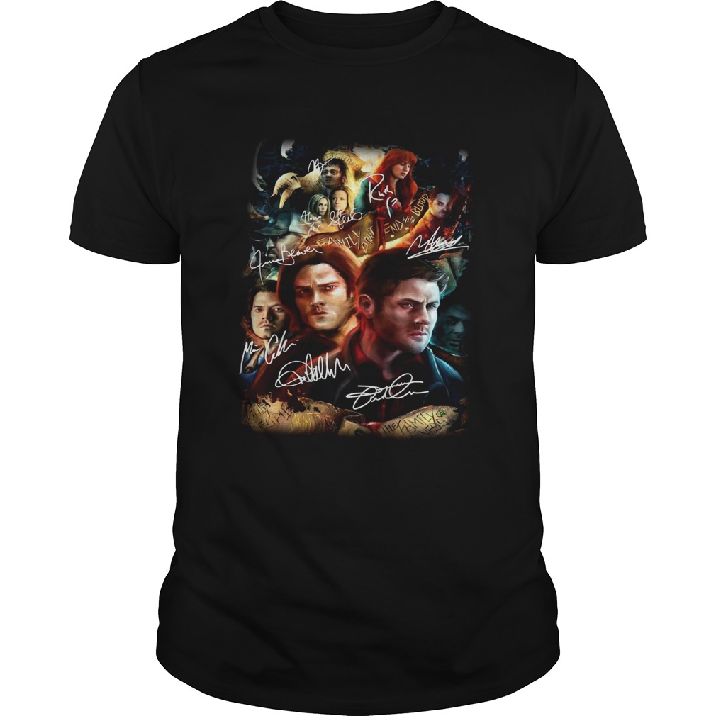 Supernatural Family Don’t End With Blood Signatures Shirt