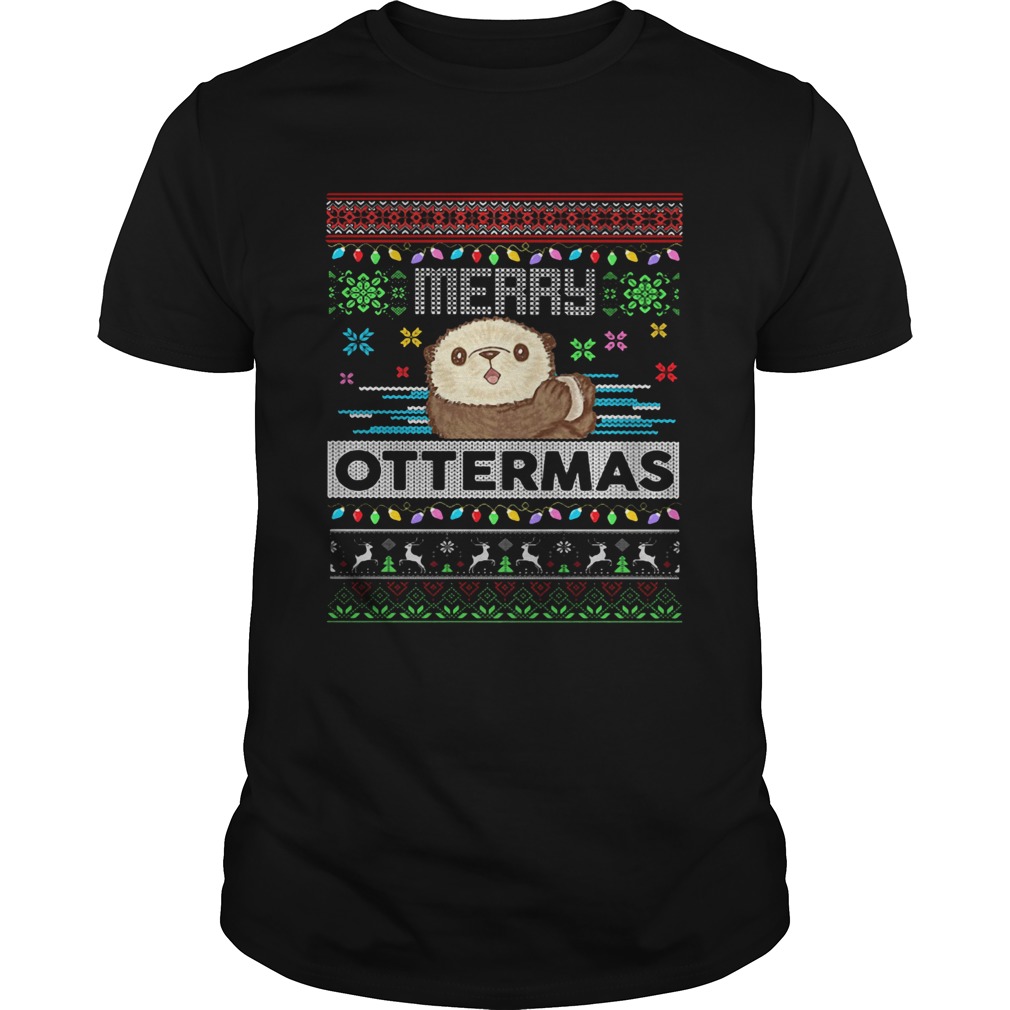 Merry Ottermas Ugly Christmas Shirt