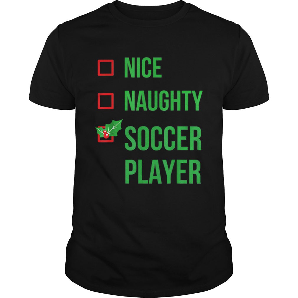 Official Soccer Player Funny Pajama Christmas Gift shirt