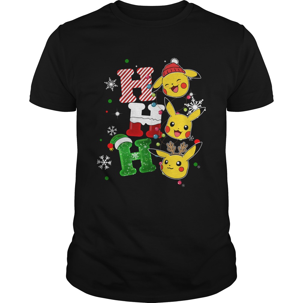 Santa Pikachu ho ho ho christmas sweater