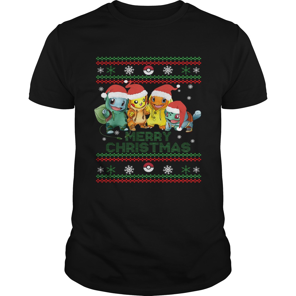 Ugly Santa Pokemons Merry Christmas Sweater