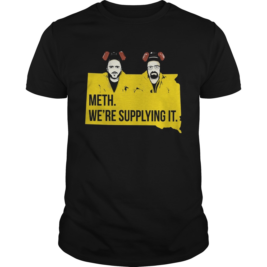 Walter White and Jesse Pinkman meth we’re supplying it shirt