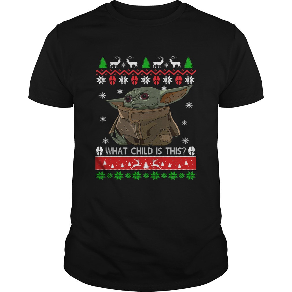 Baby Yoda what child is this ugly christmas sweater