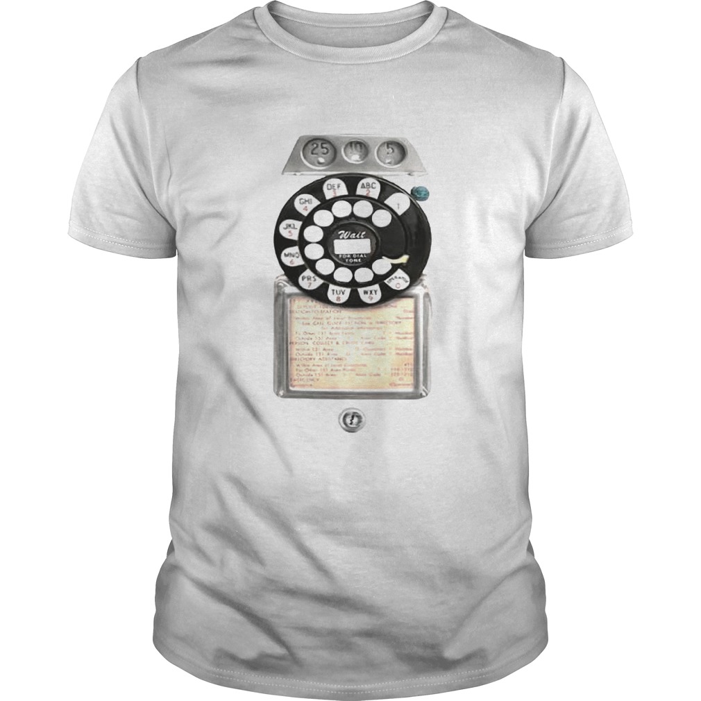 Rotary Phone Dial Shirt