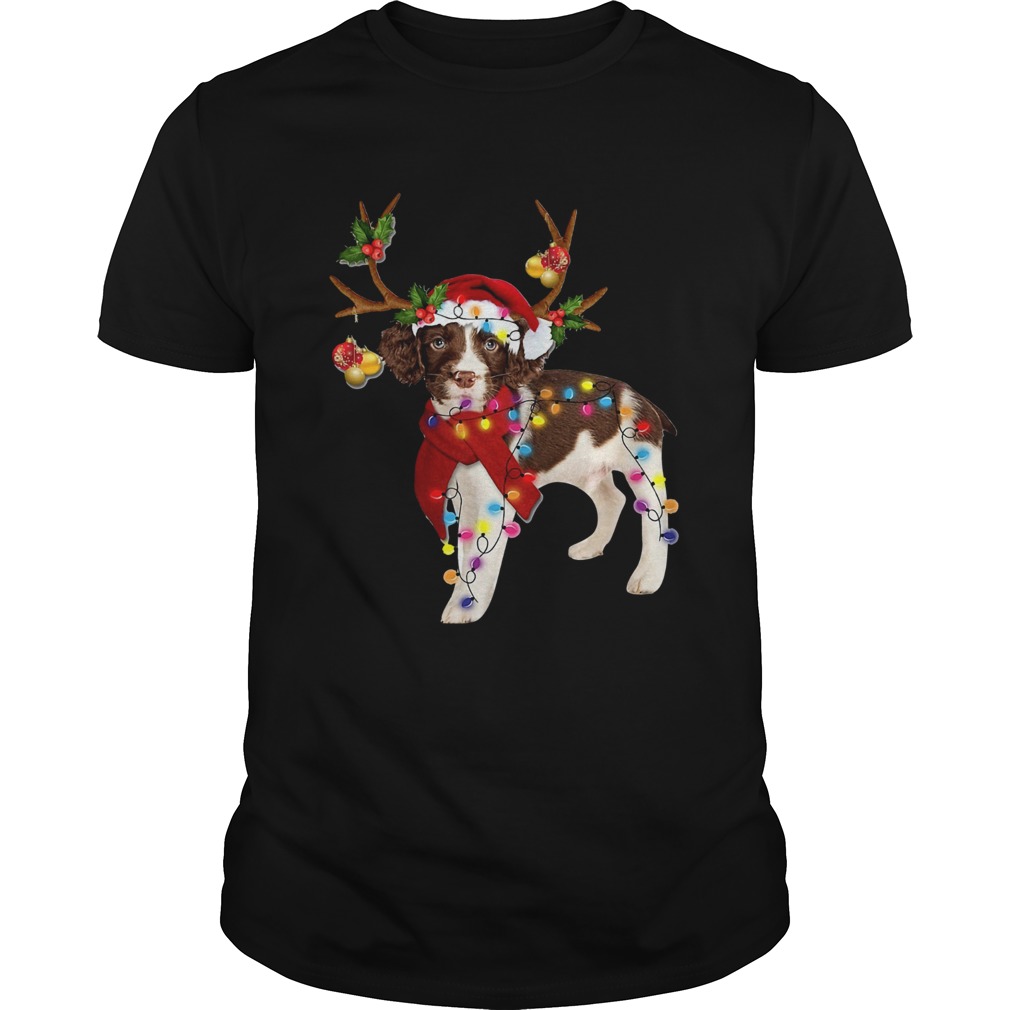 English Springer Spaniel Gorgeous Reindeer Crewneck Sweatshirt