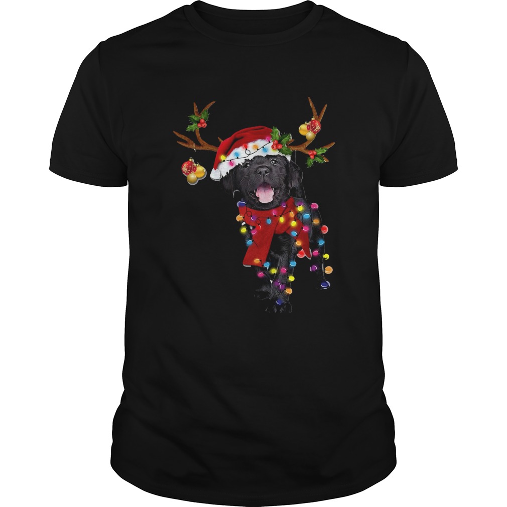 Black Labrador Retriever Gorgeous Reindeer Crewneck Sweatshirt