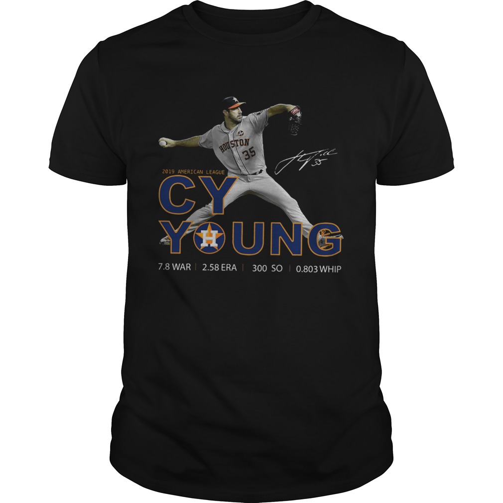 Houston Astros Cy Young 2019 American League Signature Shirt