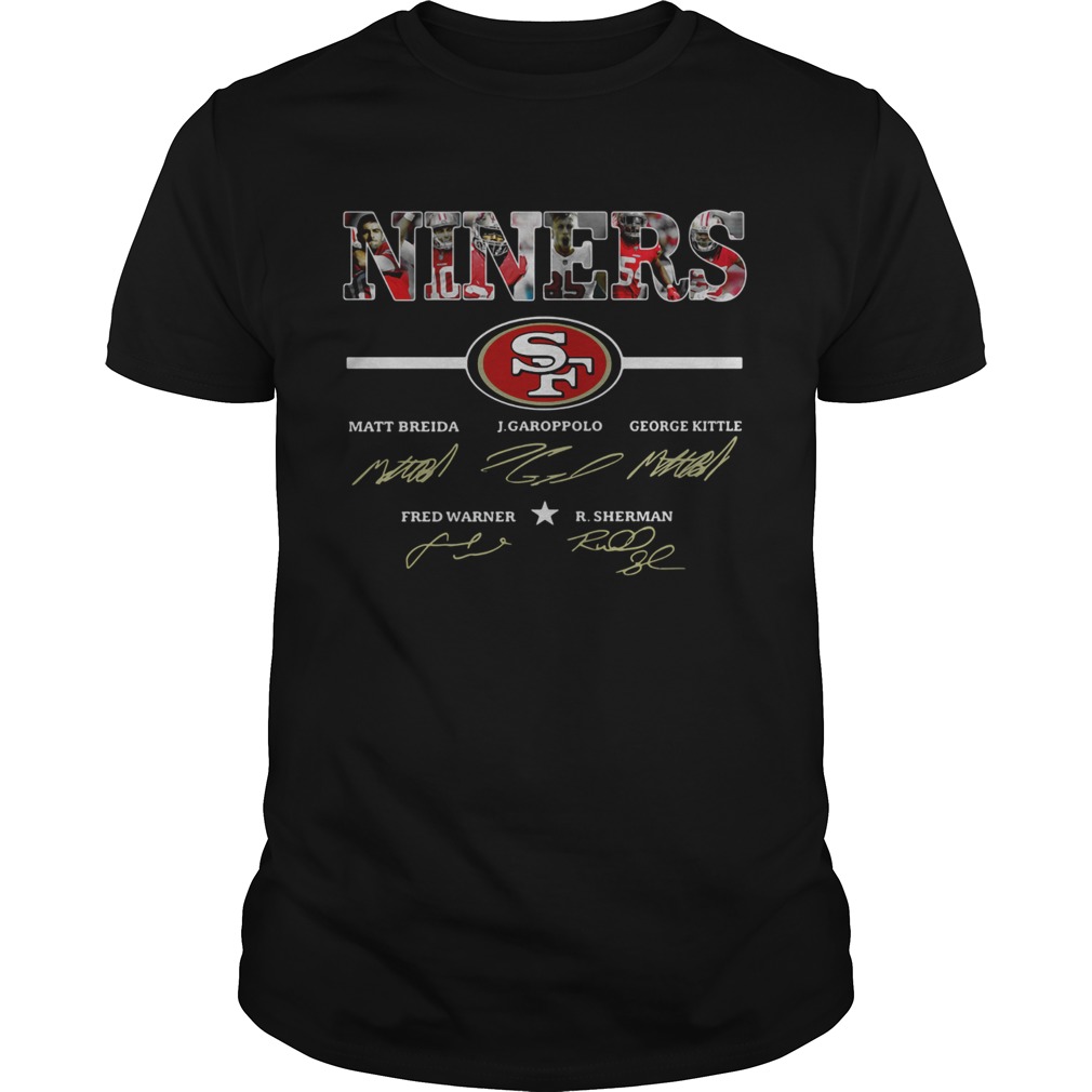 Niners San Francisco 49ers Player Signatures shirt