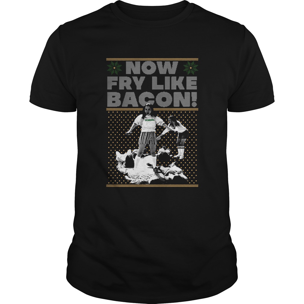 Seniors Now Fry Like Bacon Christmas Shirt