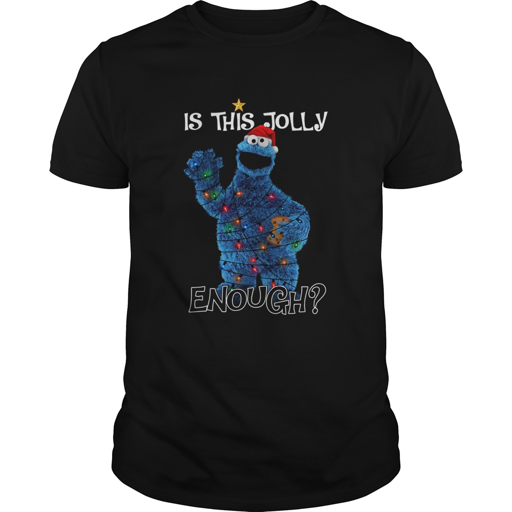 Yoonton Cookie Monster Is This Jolly Enough Shirt