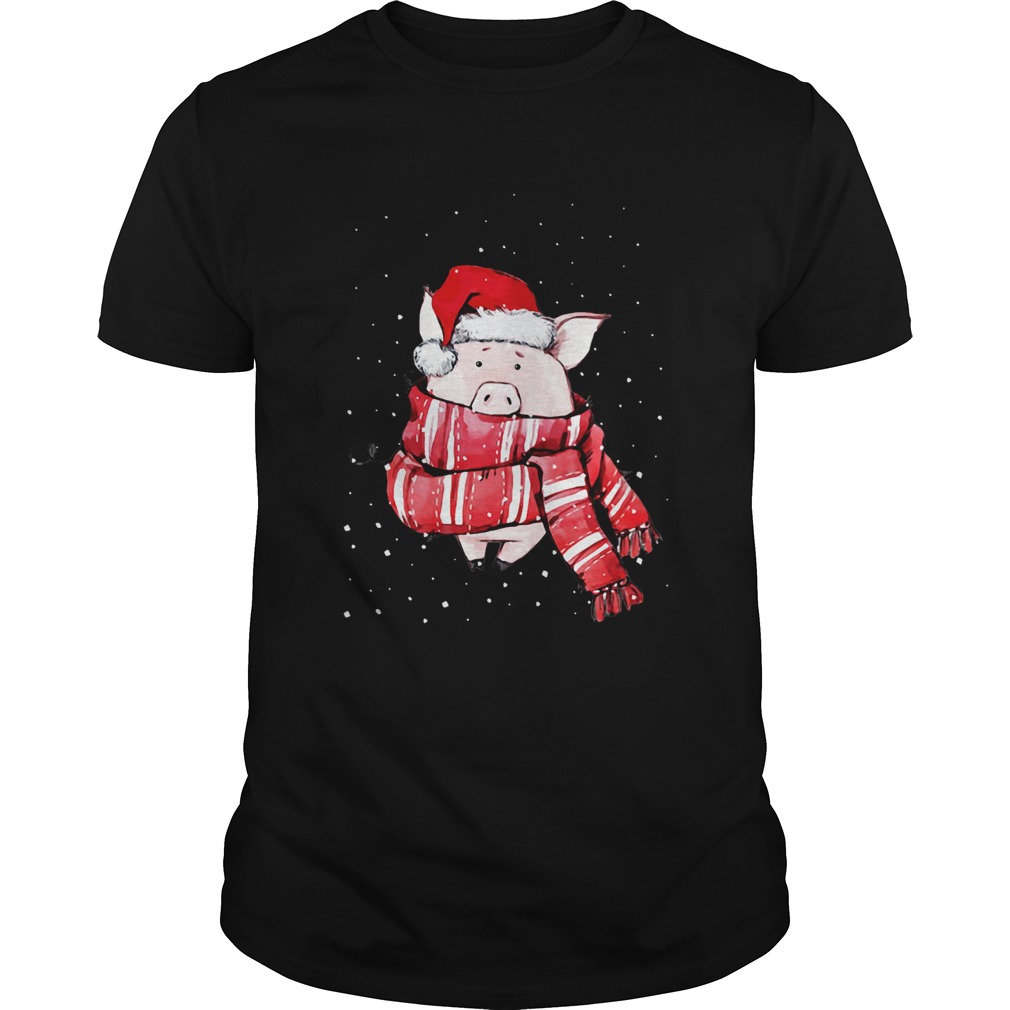 Pig Scarf Christmas Shirt