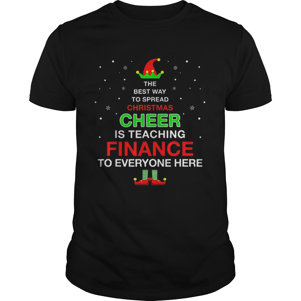 Premium Christmas Pajamas For Finance Teacher shirt