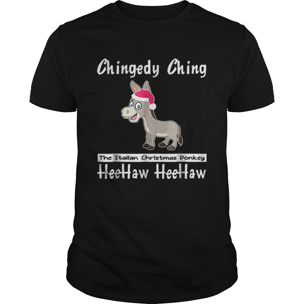 Official Italian Christmas Donkey American Italian Xmas Gift shirt