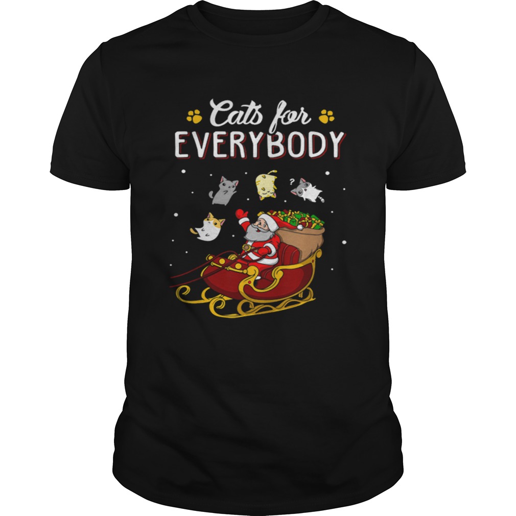 Nice Cats For Everybody Christmas Cute Cat Lover shirt