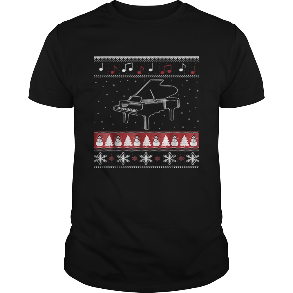 Premium Piano Ugly Christmas Sweater Style shirt