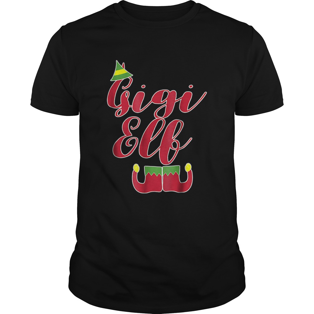 Pretty Gigi Elf Funny Christmas for Grandmothers shirt