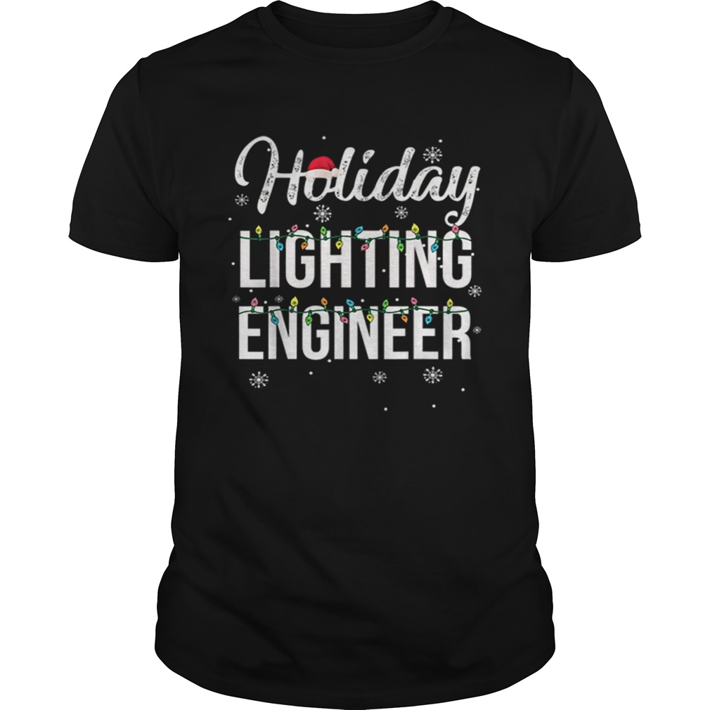 Pretty Holiday Lighting Engineer Christmas Light Mens shirt