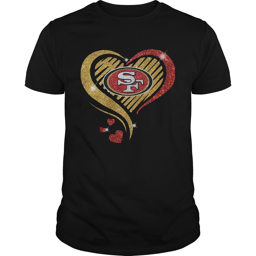 San Francisco 49er Heart Diamond Shirt