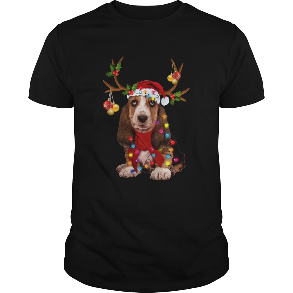 Basset Hound Gorgeous Reindeer Shirt