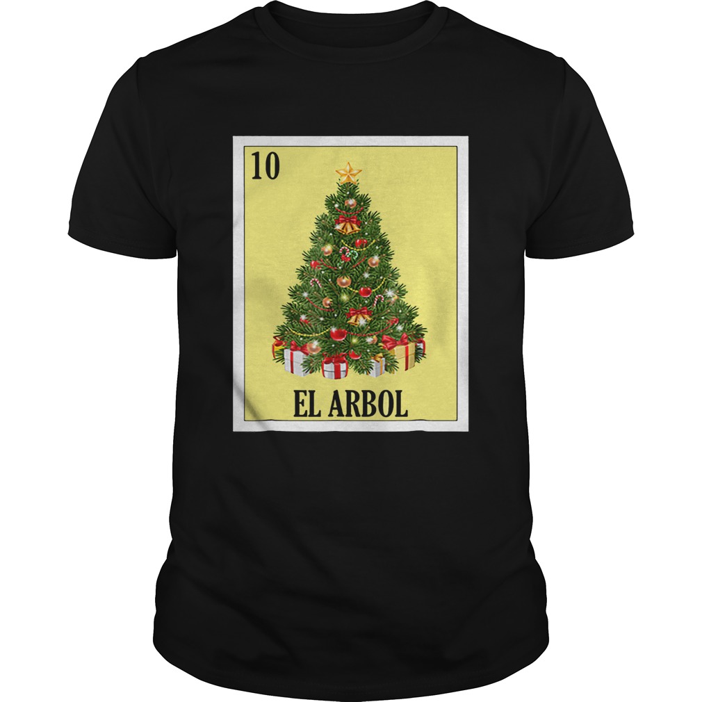 Awesome Loteria – El Arbol Christmas Navidad shirt