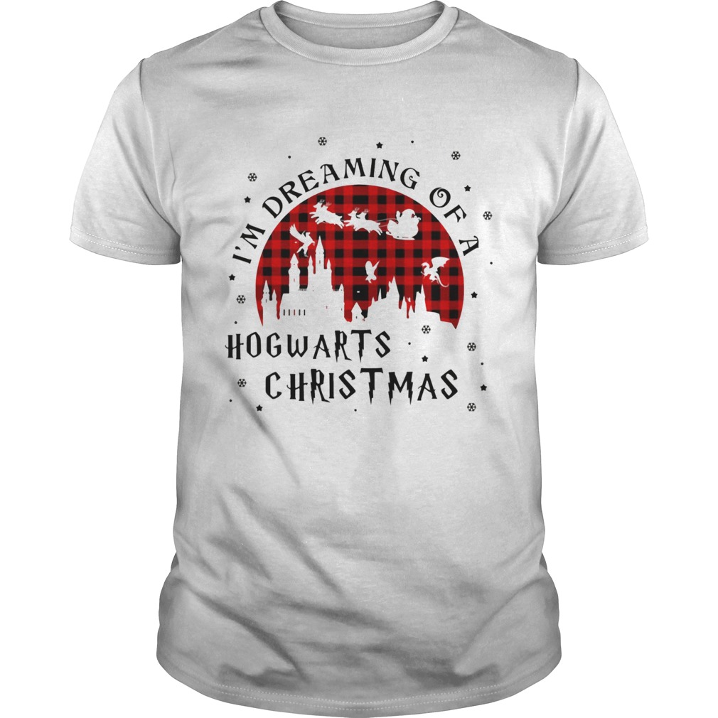 I’m Dreaming Of A Hogwarts Christmas Reindeer Sleigh Christmas shirt