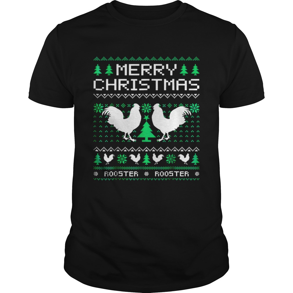 Beautiful Rooster Ugly Christmas Sweater shirt