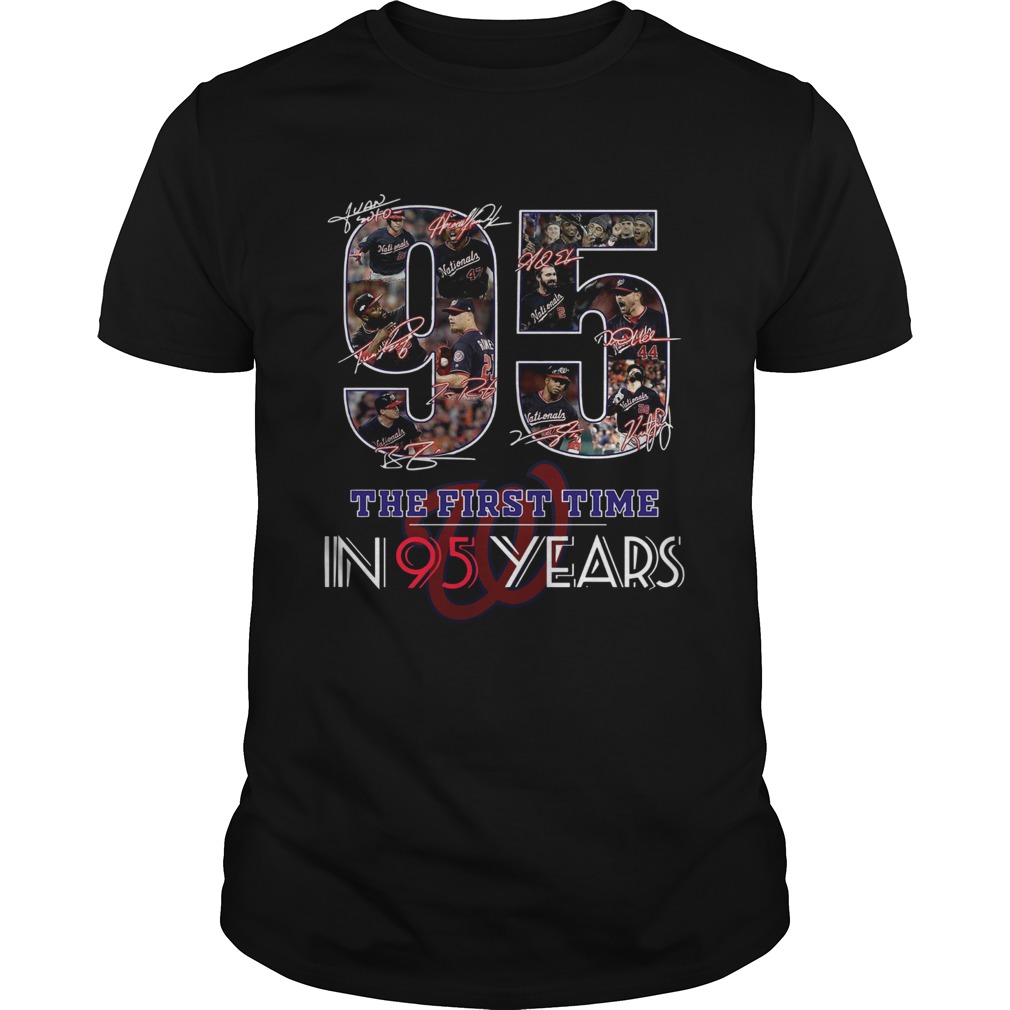 Washington Nationals Champions the first time in 95 years shirt