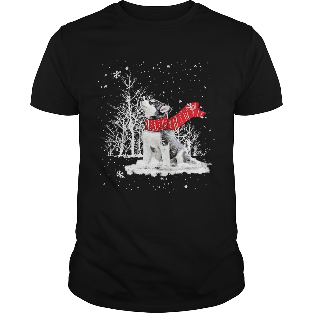 Siberian Husky Snow Crewneck Sweatshirt