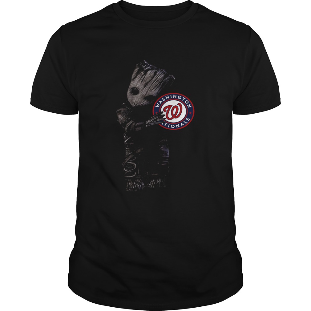 Baby Groot Hug Washington Nationals Shirt