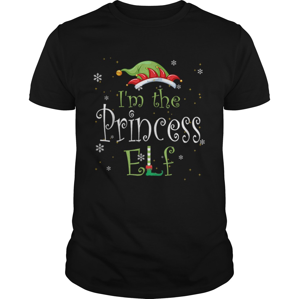 Nice I’m The Princess Elf Matching Family Group Christmas shirt