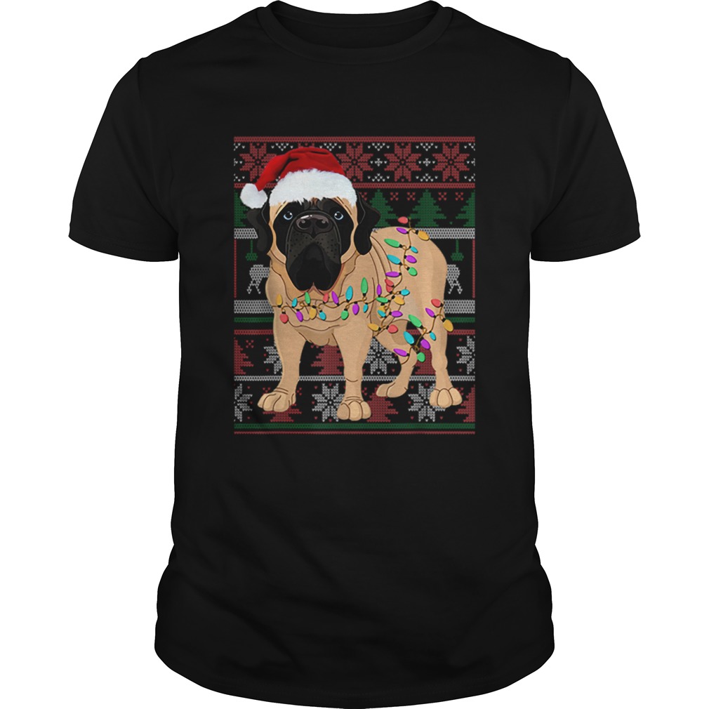 Premium English Mastiff Ugly Sweater Christmas Gift shirt