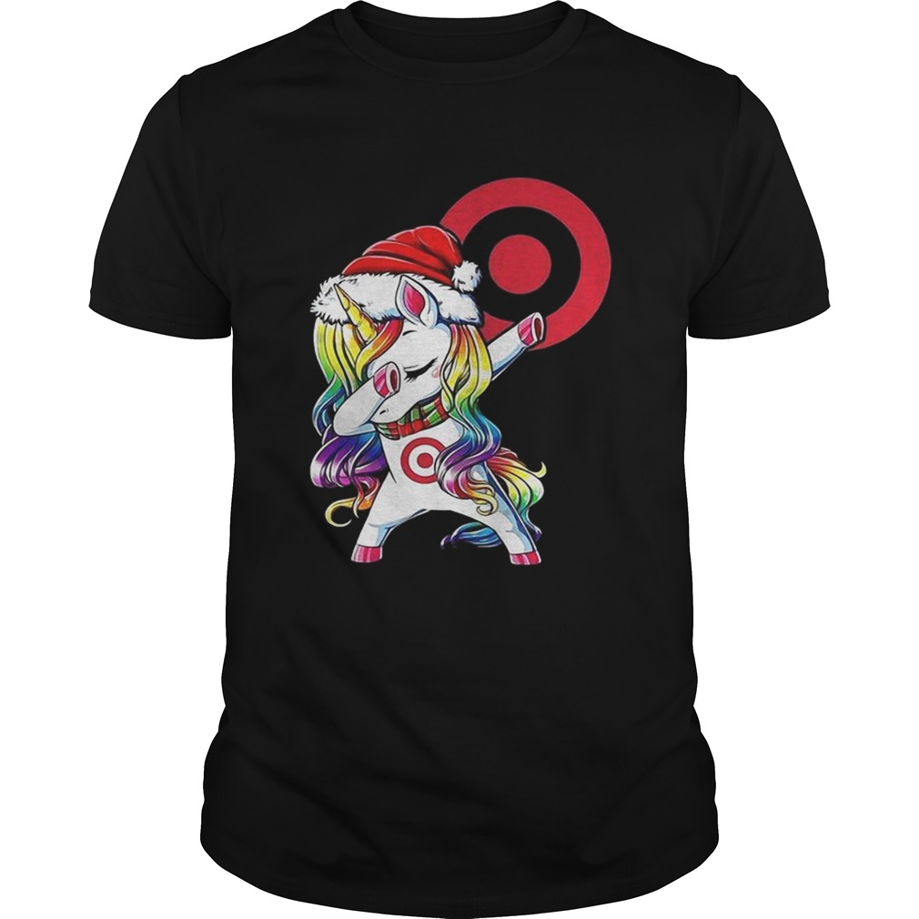 Target corporation dabbing Unicorn christmas shirt