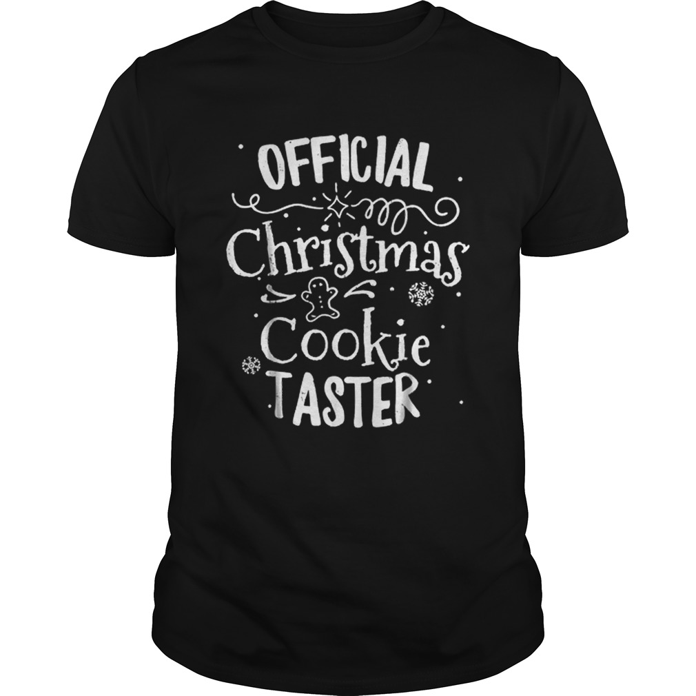 Nice Official Christmas Cookie Taster Merry Xmas Family shirt