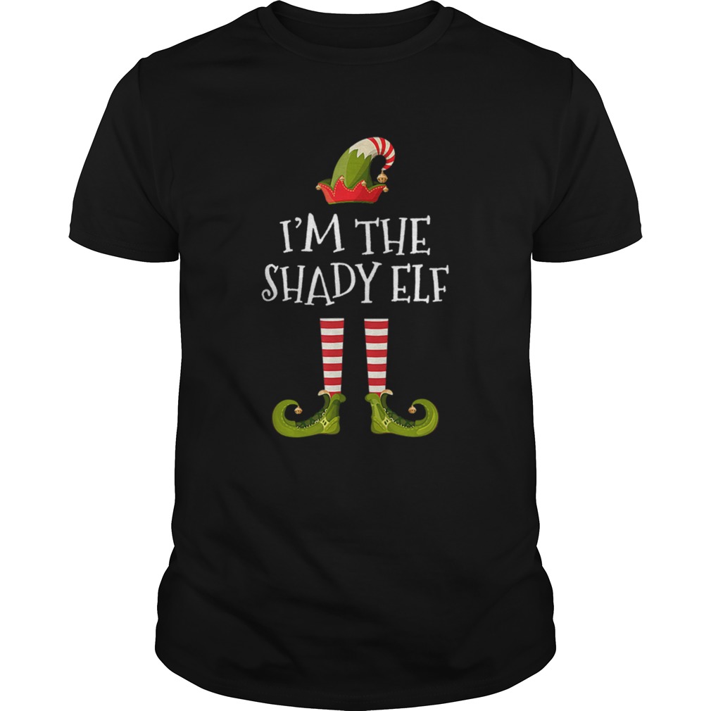 Premium I’m The Shady Elf Cute Gift Tee Matching Family Christmas shirt