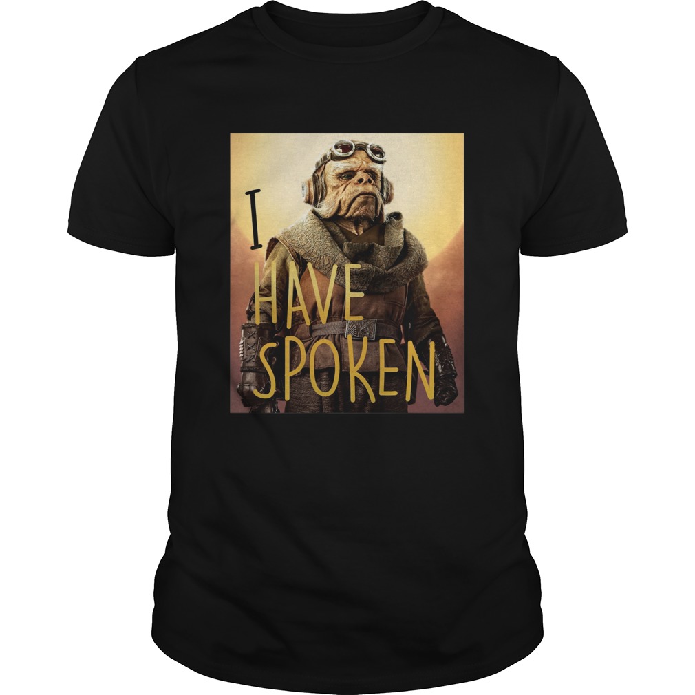 The Mandalorian Kuiil I Have Spoken Shirt