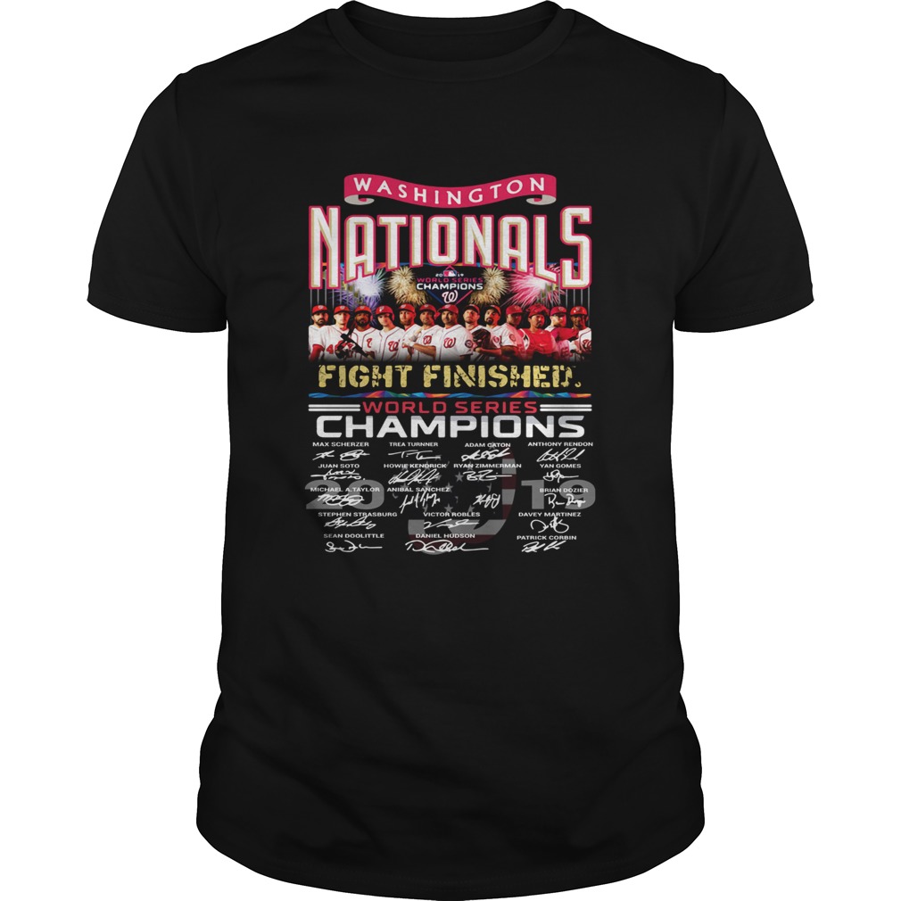 Washington Nationals Fight Finished 2019 World Series Champions Shirt