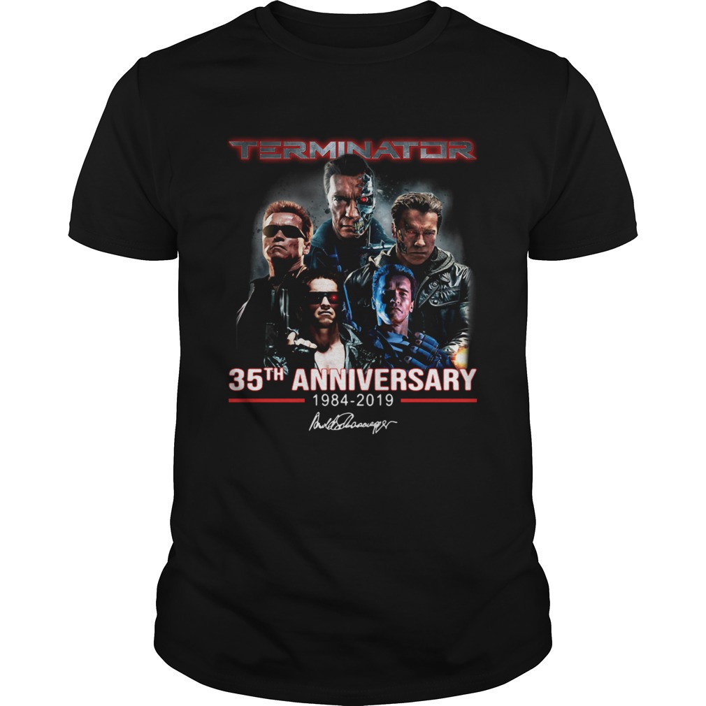 Terminator 35th Anniversary 1984-2019 Signature Shirt