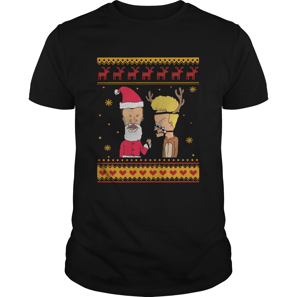 Beavis And Butthead Around The Christmas Tree shirt