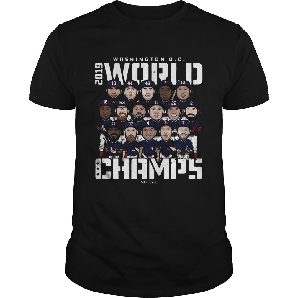 Washington Dc world champions 500 level shirt 