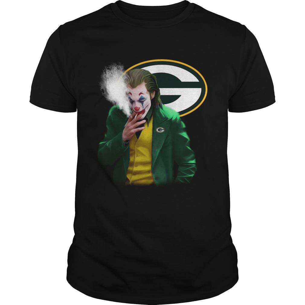 Green Bay Packers Joker smoking shirt