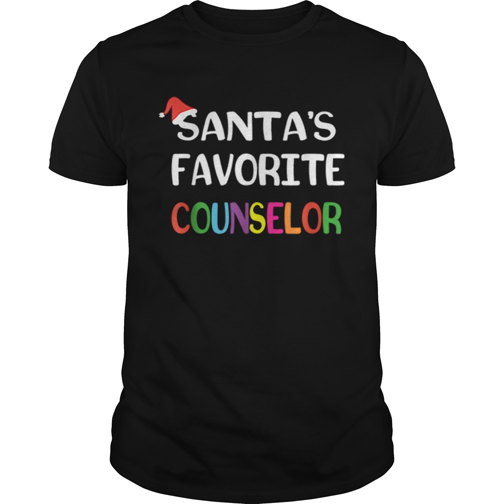 Nice Santa’s Favorite School Counselor Christmas shirt