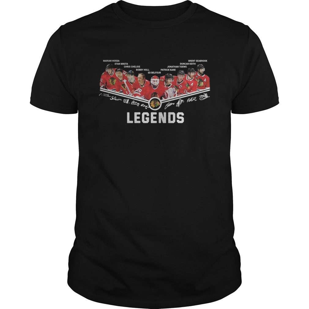 Washington Redskins Marián Hossa Stan Mikita Bobby Hull Ed Belfour Legends Signatures shirt