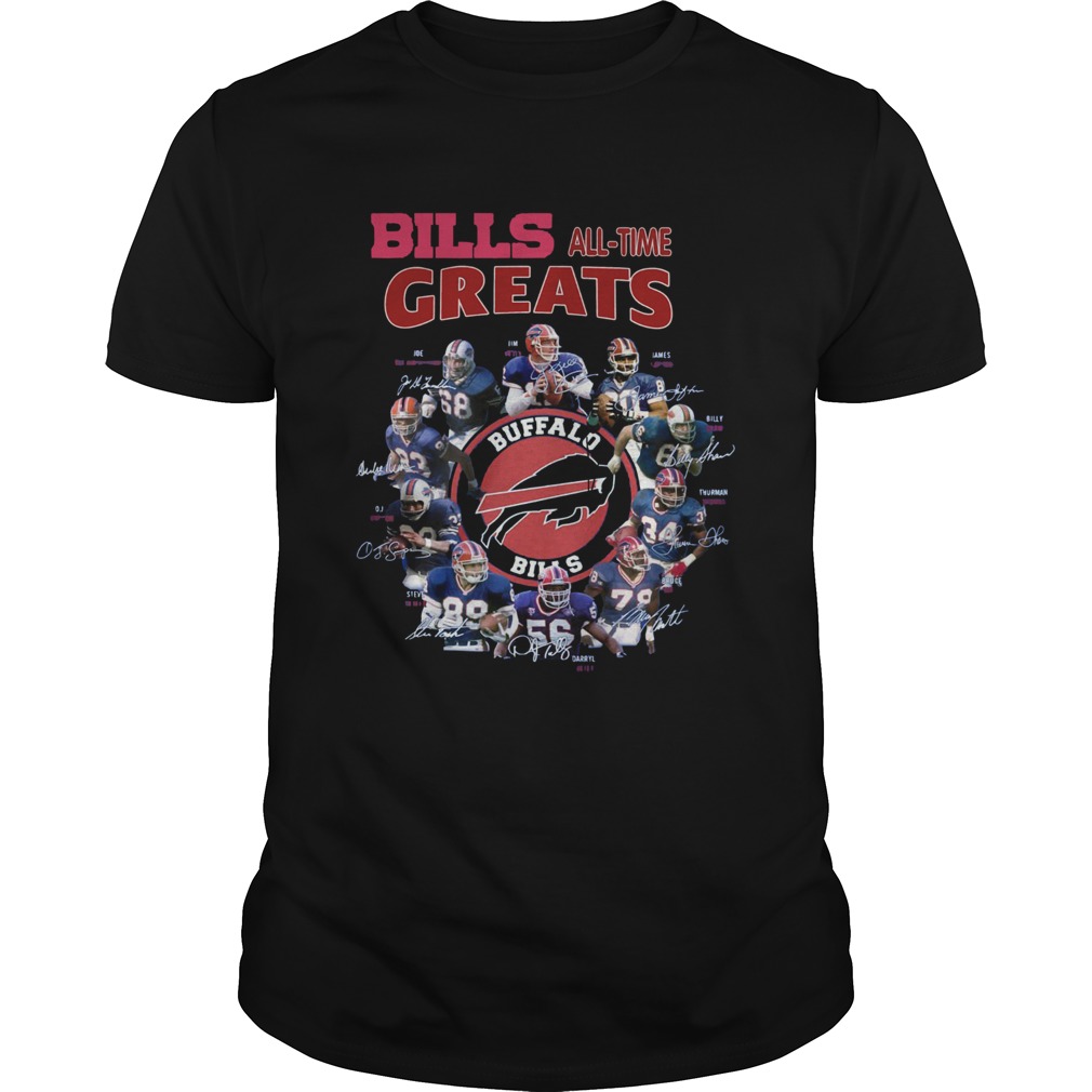 Bills all-time greats Buffalo Bills Players signature shirt