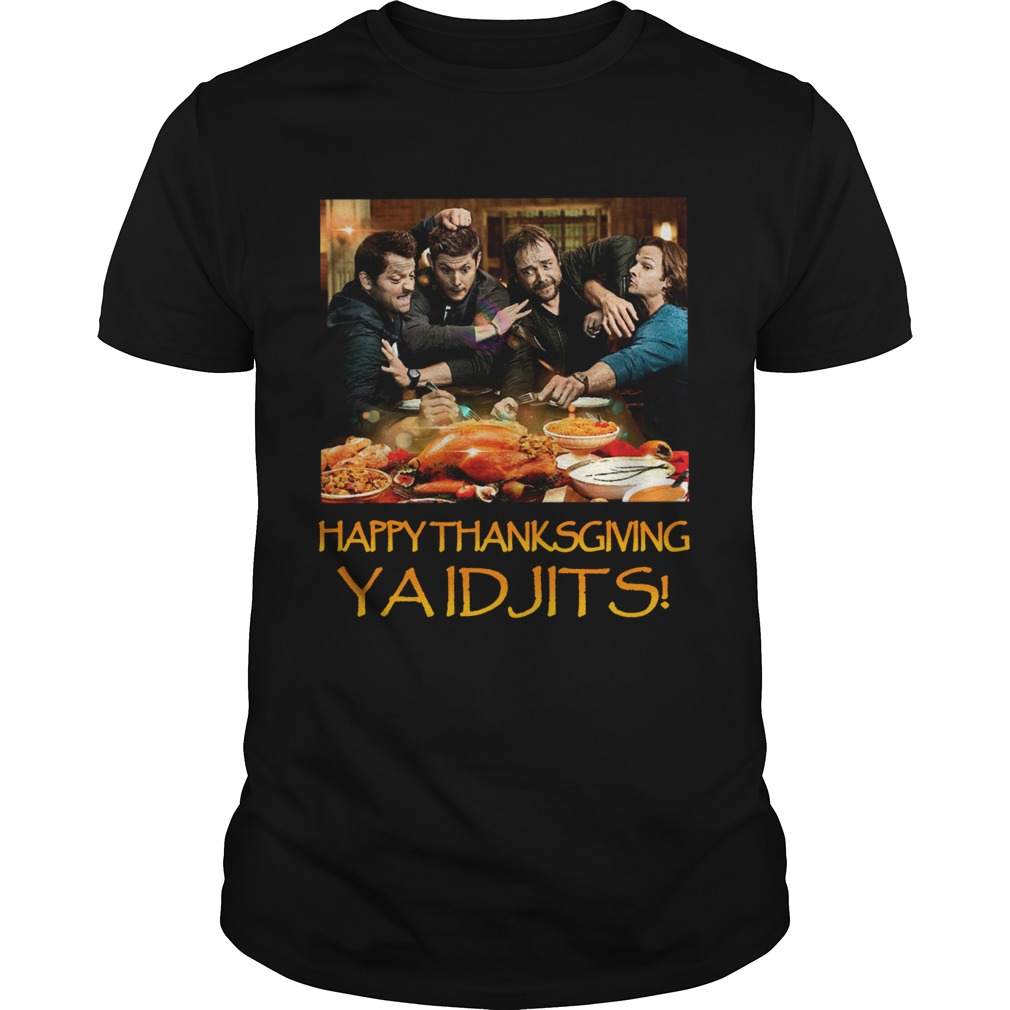 Supernatural Happy Thanksgiving Ya Idjits Shirt