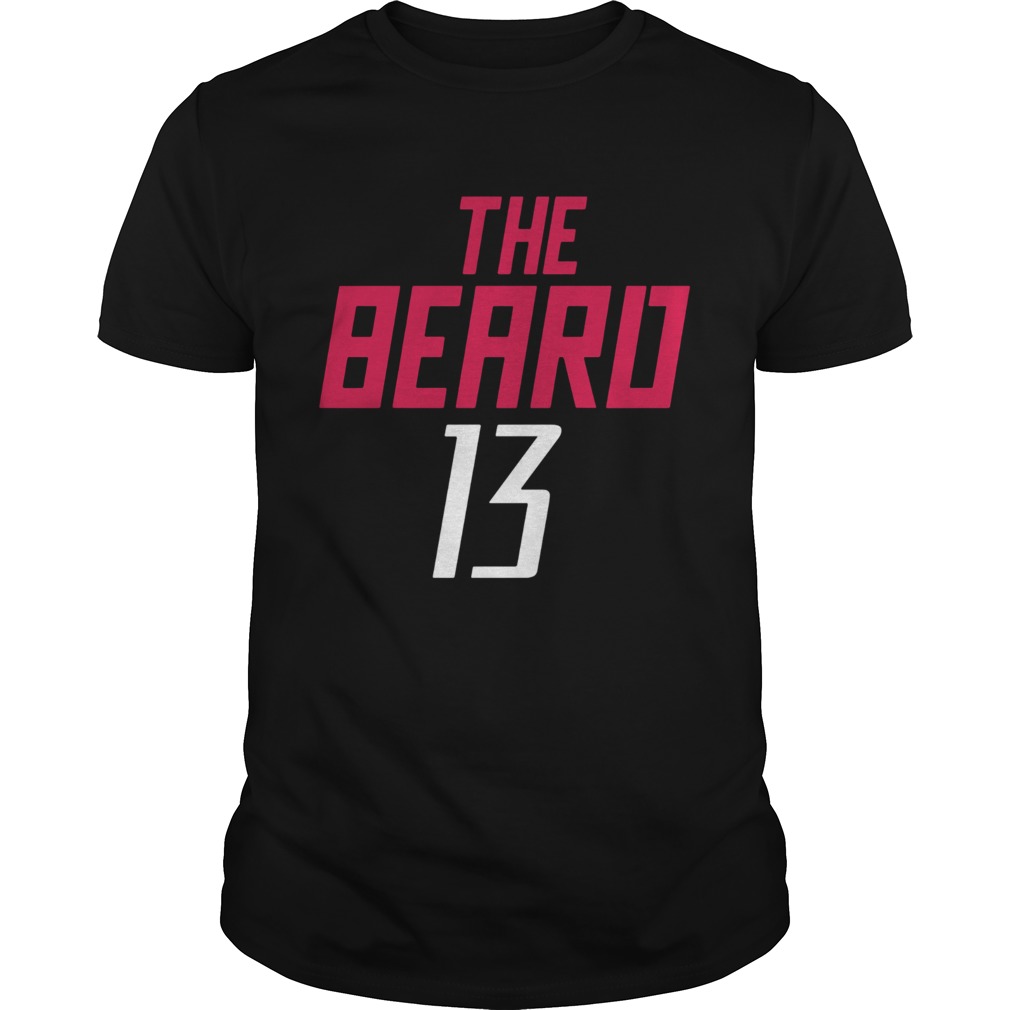 13 James Harden The Beard shirt