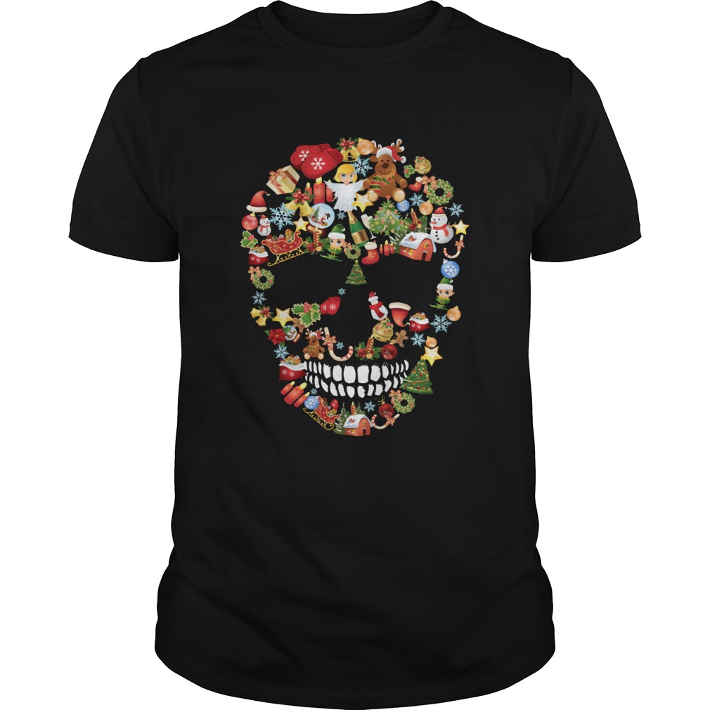 Skull Christmas Decorations Merry Xmas shirt