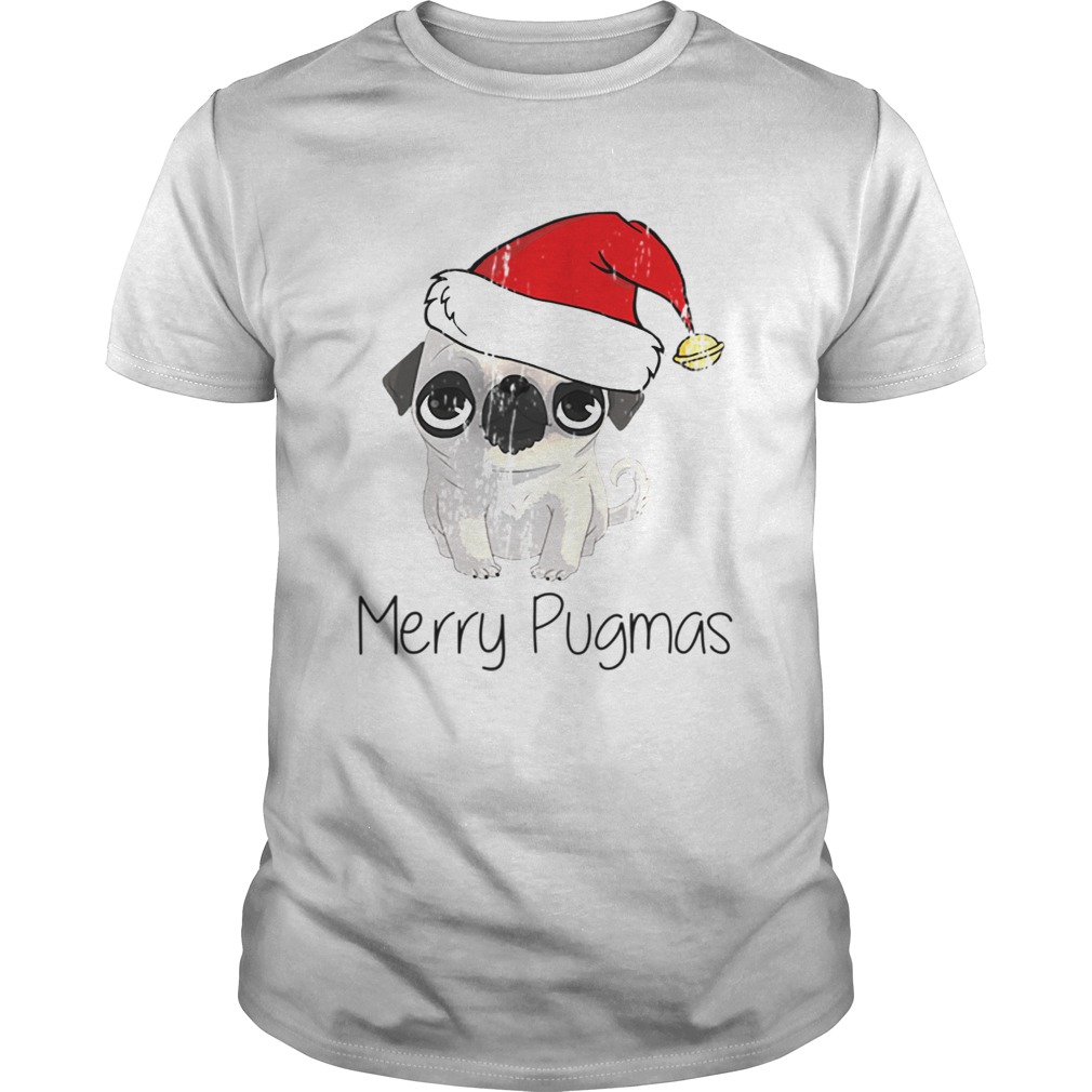 Merry Pugmas Pug Dog Christmas Time Pug Love T-shirt