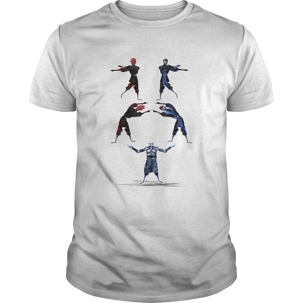 Darth Maul and Sub-Zero Fusion Night King shirt