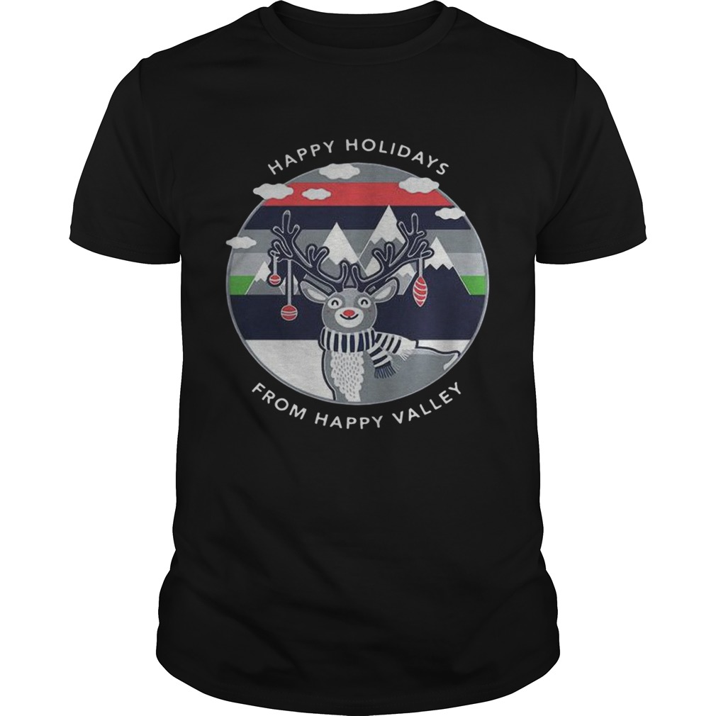 Penn State Happy Holidays From Happy Valley Reindeer Christmas shirt